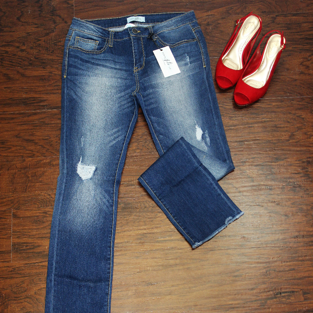 Denim Arts  Lightly Destressed Jeans